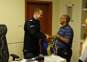 Wizyta policjanta z Kapsztadu