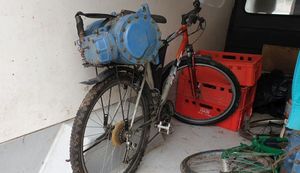 rowery ze skradzionymi sprężarkami
