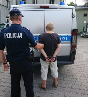 zatrzymany z policjantem