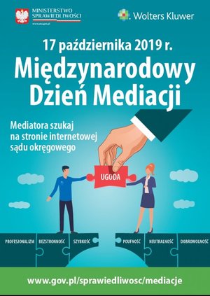 Plakat Międzynarodowy Dzień Mediacji