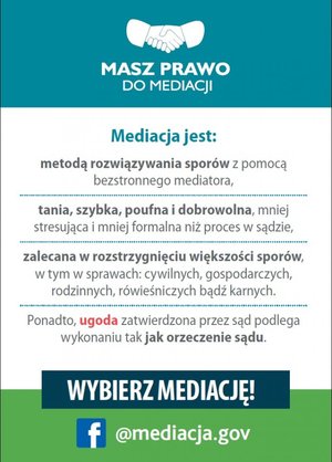 Plakat Międzynarodowy Dzień Mediacji