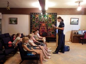 Konkurs wiedzy o bezpieczeństwie w Gminnej Bibliotece Publicznej w Masłowie