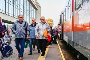 „Pociąg do bezpieczeństwa” wyruszył z Kielc do Sandomierza