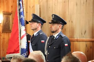 Uczestnicy Powiatowych Obchodów Św. Policji