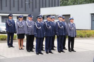 Uczestnicy Powiatowych Obchodów Św. Policji
