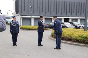 Uczestnicy Powiatowych Obchodów Św. Policji
