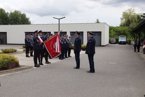 Uczestnicy Powiatowych Obchodów Św. Policji