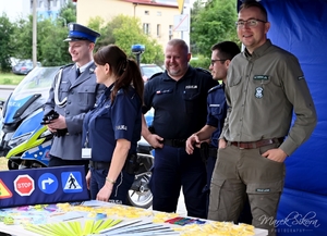 Uczestnicy Powiatowych Obchodów Św. Policji