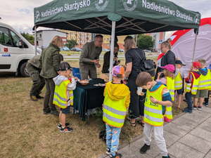 Uczestnicy Powiatowych Obchodów Św. Policji
