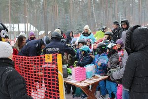 Policjanci odwiedzili szkółkę narciarską