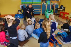 Policjanci w trakcie spotkania