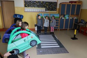 Policjanci w trakcie spotkania