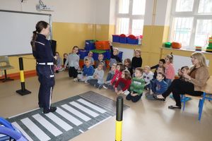 Policjanci w trakcie spotkania