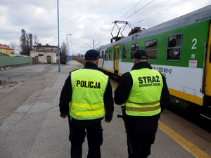 Akcja „24 – Blue RAD” – policjanci działali wspólnie ze strażnikami ochrony kolei