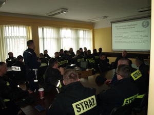 Szkolenie druhów Ochotniczych Straży Pożarnych
