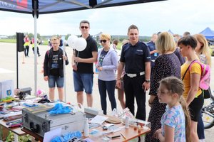 Policjanci w trakcie działań