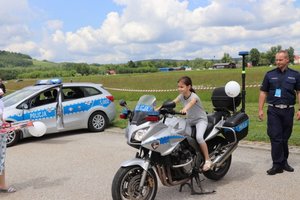 Policjanci w trakcie działań