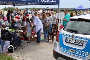 Policjanci w trakcie działań