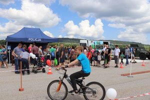 Policjanci w trakcie działań