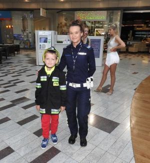 Policjanci w trakcie spotkania