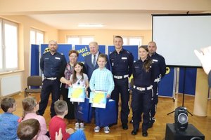 Policjanci w trakcie spotkania