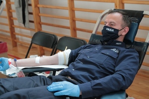 Włoszczowscy policjanci oddali krew potrzebującym