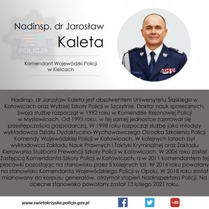 Generał Jarosław Kaleta szefem świętokrzyskich policjantów