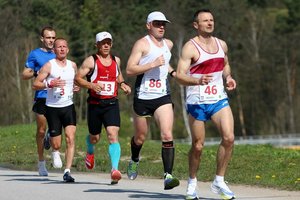 Kamil Czarnecki w czołówce maratonu