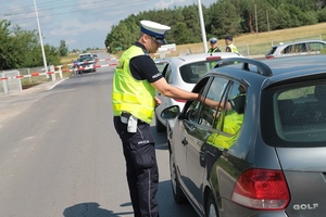 funkcjonariusze podczas działań