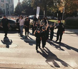 Funkcjonariusze z Końskich, wspólnie z drużyną „małych policjantów” przeprowadzili działania profilaktyczne