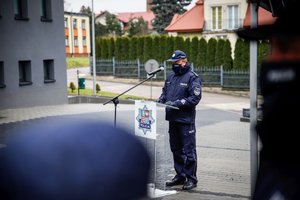 Uroczyste otwarcie odnowionej Komendy Powiatowej Policji w Kazimierzy Wielkiej