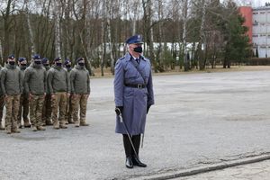 uczestnicy uroczystości zakończenia służby Komisarza Stanisława Herbusia