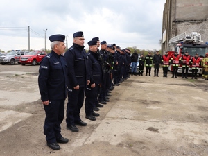 służby podczas ćwiczeń