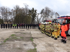 służby podczas ćwiczeń