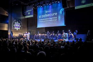 Uczestniczy targów Polsecure