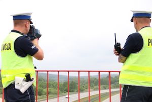 policjanci podczas działań