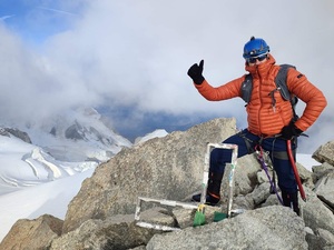 Sandomierski policjant zdobył Mount Blanc