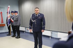 uroczysta zbiórka staszowskich policjantów
