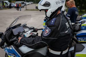rywalizacja policjantów podczas konkursu