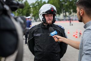 rywalizacja policjantów podczas konkursu