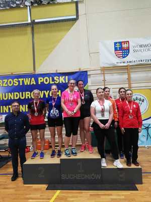 Kielecka policjantka z trzema złotymi medalami Mistrzostw Polski w Badmintonie