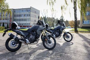 uroczystość przekazania motocykli