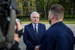uroczystość przekazania motocykli