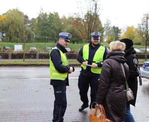 Policjanci w czasie działań