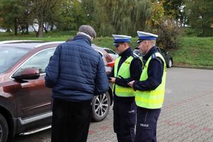 Policjanci w czasie działań