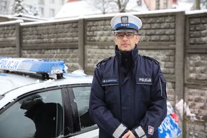 policjant Mariusz Krzysztofik