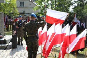 Uczestnicy obchodów 85. Rocznicy II Wojny Światowej