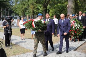 Uczestnicy obchodów 85. Rocznicy II Wojny Światowej