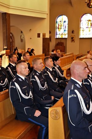 Jubileuszowa pielgrzymka policjantów do Ostrej Bramy