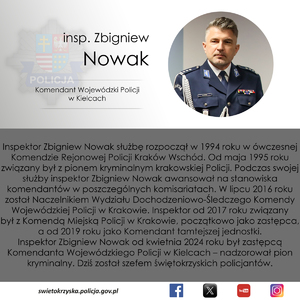 insp. Zbigniew Nowak